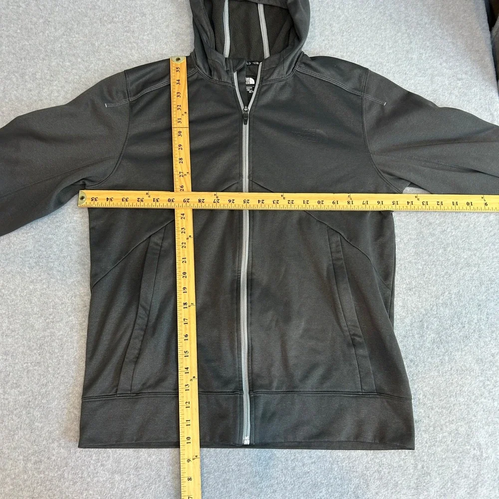 The North Face Hoodie Sweater Gray Black Mountain Athletics Full Zip Mens Medium